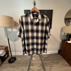 ALL Saints - Tincup SS Shirt - Navy, Cream